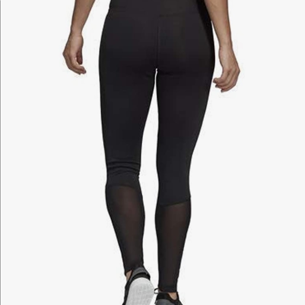 ADIDAS D2M HIGH RISE LOGO LEGGINGS - Picture 5 of 7